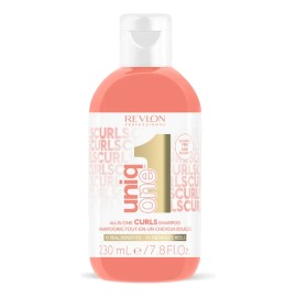 Revlon Professional Uniq One All In One Curls Shampoo 230ml Sin Sulfato Para Cabello Rizado Ondulado Anti Frizz Hidratación Definición De Los Rizos Br