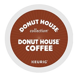 Donut House Coffee, K-Cup Portion Pack for Keurig K-Cup Brewers, Light Roast 12-Count (Pack of 3)