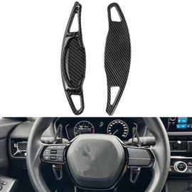 Paddle Shift Extensions Compatible with Honda Civic, Accord/CR-V - Fits 11th Gen Civic 2022-2024, Accord/CR-V 2023-2024 - 10th Gen Civic Accessories, Paddle Shifter Covers (Black)