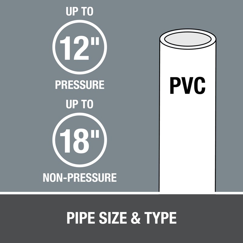 Oatey 31118 Gallon PVC Heavy Duty Gray Cement with Wide