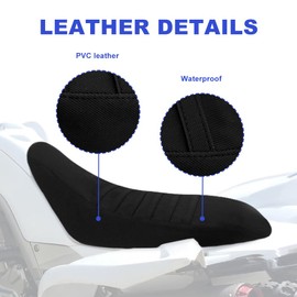 REARACE Non-Slip Gripper Stripe Seat Cover Fit for Raptor 700 700R 06-24
