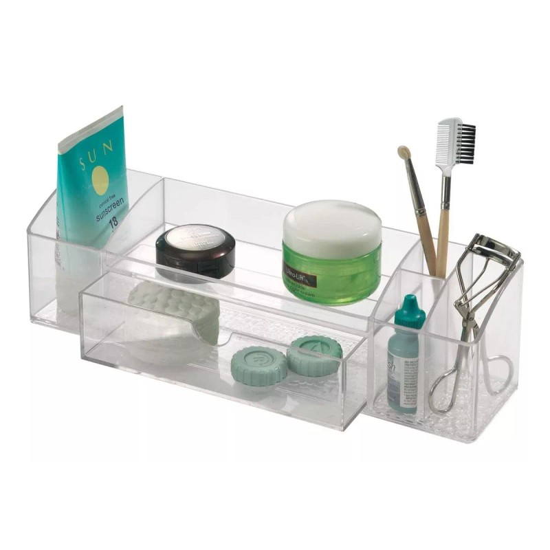 nterDesign Interdesign Transparente Organizador Compartimentos