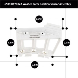 NelsMich Washer Hall Rotor Position Sensor Ken-More Elite L-G Model WM3570HVA,WM4270HVA,WM3170CW,WM3370HWA,WM3050CW,WM3250HWA,WM4270HWA Motor Sensor Replacement 6501KW2002A