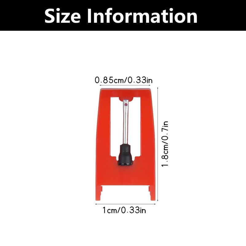 2 Piece Record Player Needle Replacement, Record Player Stylus, Vinyl