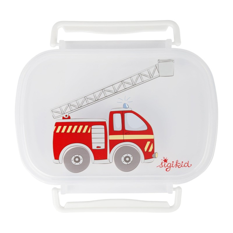 SIGIKID 25408 Lunch Box Fire Brigade Lunch Box with Insert
