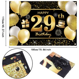 IMISI 29th Birthday Banner & Decorations for Party