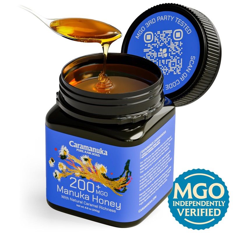 Caramanuka Manuka Honey MGO 200 – 100% Raw & Unfiltered