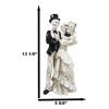 Love Never Dies Wedding Bride And Groom Skeleton Couple In
