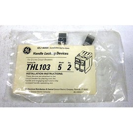 GE THL103 Non-Padlocking Handle Locking Device, for Use with THQL and THQB Frame Molded Case Circuit Breakers