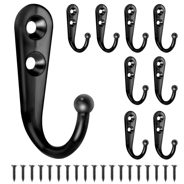 Kyrio Wall Mounted Coat Hooks with Screws Coat Hooks Cup