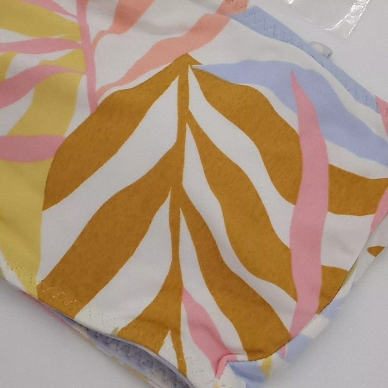 Billabong Bikini Top Juniors Medium Tropic Jungle Sunny Tube Reversible