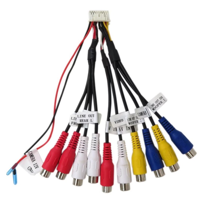 HEKUTU Replacement 18 Pin Harness for Dual XDCPA10BT Car Radio