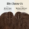 MY-LADY Human Hair Toppers for Women Real Human Hair with