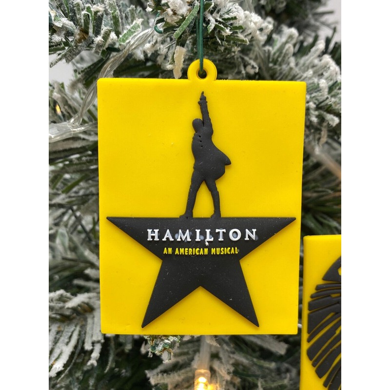 Iconic Broadway Christmas Ornament 5 Piece Set