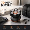 7D Electric Head Shaver for Bald Men – Waterproof Floating