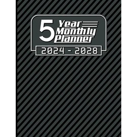 2024-2028 Monthly Planner 5 years: January 2024 to December 2028 | Elegant 60 Months Calendar Agenda Schedule Organizer, with Federal Holidays | Large Size 8,5"x11"