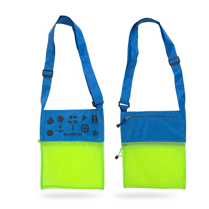 Sand Dipper Shell Collecting Beach Bag (3 Pocket)