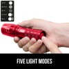 GORILLA GRIP Powerful LED Tactical Flashlight, 750 FT High Lumens