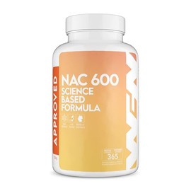 WFN Approved NAC 600 mg per Capsule - 365 Capsules Annual Supply - High Dose, Vegan, No Additives - Produced & Laboratory Tested in Germany