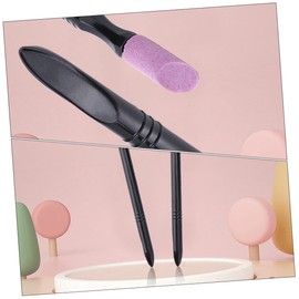 WOONEKY Nail Care Essentials 10pcs Cuticle Sticks Nail File Stone Stick Pen for Nail