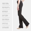 Fishers Finery Women's Ecofabric Ponte Stretch Knit Bootcut Dress Pant