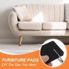 PATIKIL 3.5 Inch Felt Furniture Sliders, 16 Pcs Square Furniture