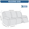 TAOCOCO Recliner Sofa Covers Stretch Reclining Couch Cover, Jacquard Recliner
