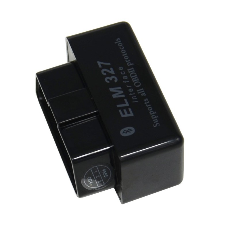 zmart ELM327 黒 OBD2 Bluetooth Android ドングル ダブル PCB V1.5