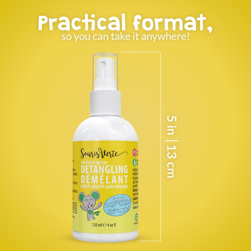 Souris Verte Detangling no-rinse spray120 ml