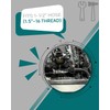 Foruly Inline Thermostat Housing Aluminum with Bypass Sensor Port -