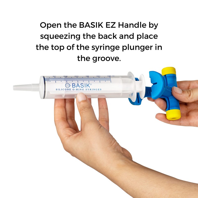 BASIK EZ Syringe Handle Perfect For Enteral Feeding Tube Feeding