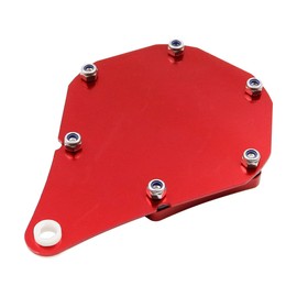 Hsthe Sea Tax Badge Holder, Aluminum Alloy Motorcycle Tax Badge Holder, Motorcycle Approval Holder - Red