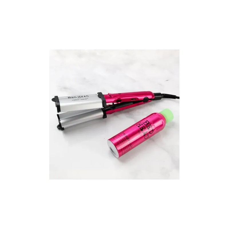 Waflera Onduladora Bed Head Tigi Rojo Con Control De Temperatura