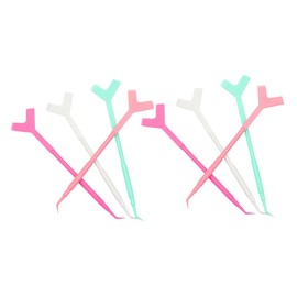 SAFIGLE 60Pcs Y Shaped Eyelash Lift Tools Durable Eyelash Extension Brushes for Convenient Grafting and Lifting Essential Makeup Brushes for Women