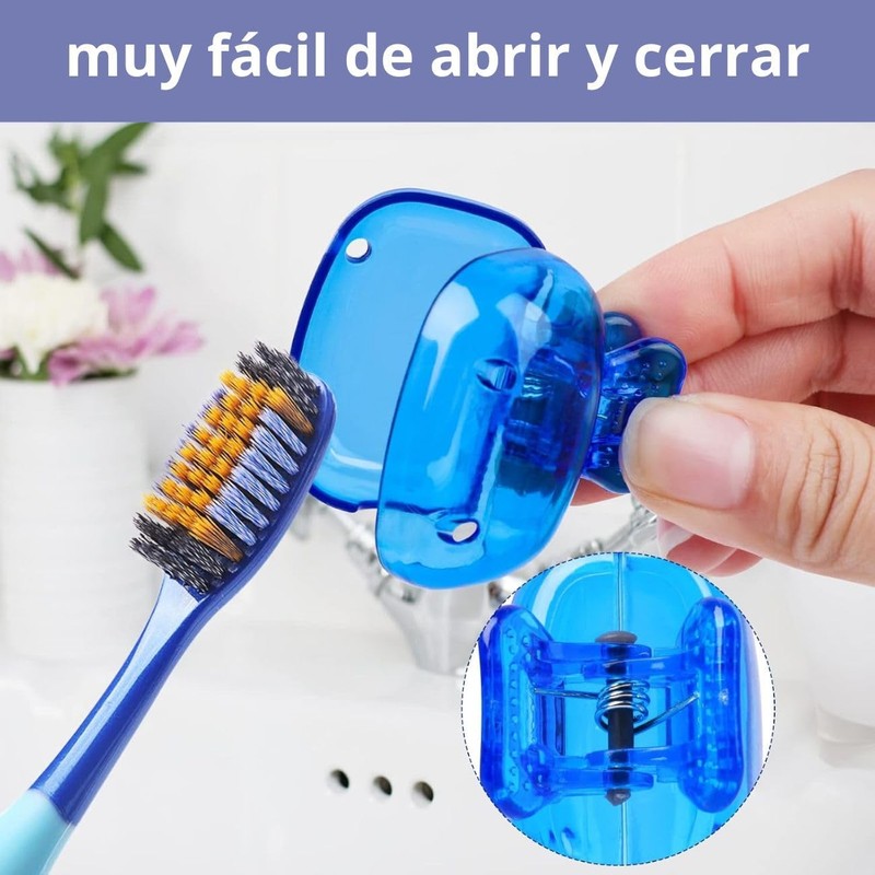 Triko Paquete de 4 Fundas de Viaje para Cepillos, Estuche