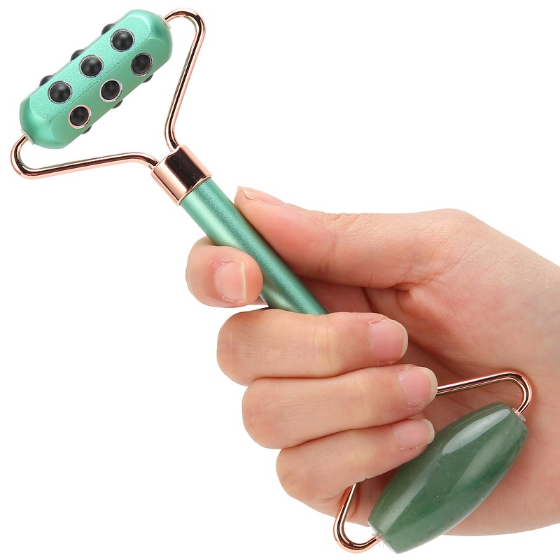 Germanium Face Massage Roller Manual Portable Face Slimming Massage Roller