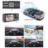 Dash Cam Front and Rear Inside 3 Cameras 1080P+720P+480p Car