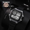Electronic Sports Watch 12 24 Hours Waterproof Digital Wrist Watch