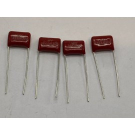 MPP Pack of 4, MPP Metalized Plastic Film capacitor 223J630V radial lead .022uf/630V