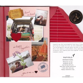 PAPYRUS VALENTINES CARD NIP MSRP $7.95 ADMIT ONE CARD (N25)