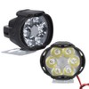 Headlights/Headlights,2Pcs 6 Led Spot Fog Light Motorcycle Headlight Universal Waterproof