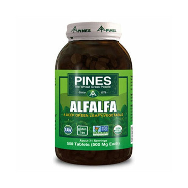 Alfalfa 500 Tab 500 Mg by Pines Wheat Grass