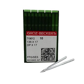 10 Pk. Groz-Beckert 135X17 FFG/SES Ball-Point Walking Foot Sewing Machine Needle (Singer Size 18 (Metric Size 110))