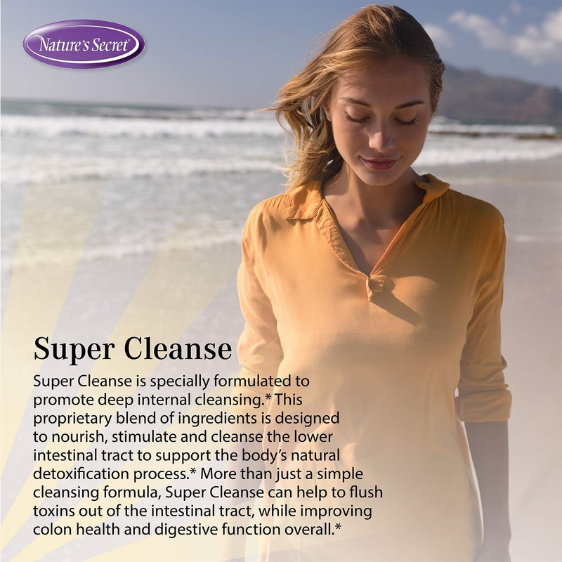 Nature's Secret Super Cleanse Extra Strength Toxin Detox & Gentle