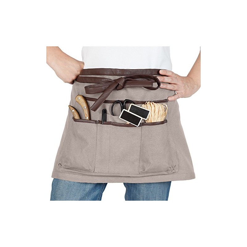 La cordeline Garden Apron Beige 2 x 64 x 34