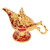 Zinc Alloy Retro Arabian Lamp Tabletop Exquisite Engraved Legend Wishing