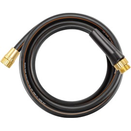 Giraffe Tools Garden Hose 10ft x 5/8'', Short Water Hose Heavy Duty, Lightweight, Flexible Hybrid Hose with Swivel Handle, Male to Female Fittings