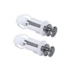 2 piezas de tornillos para asiento de inodoro de fijación