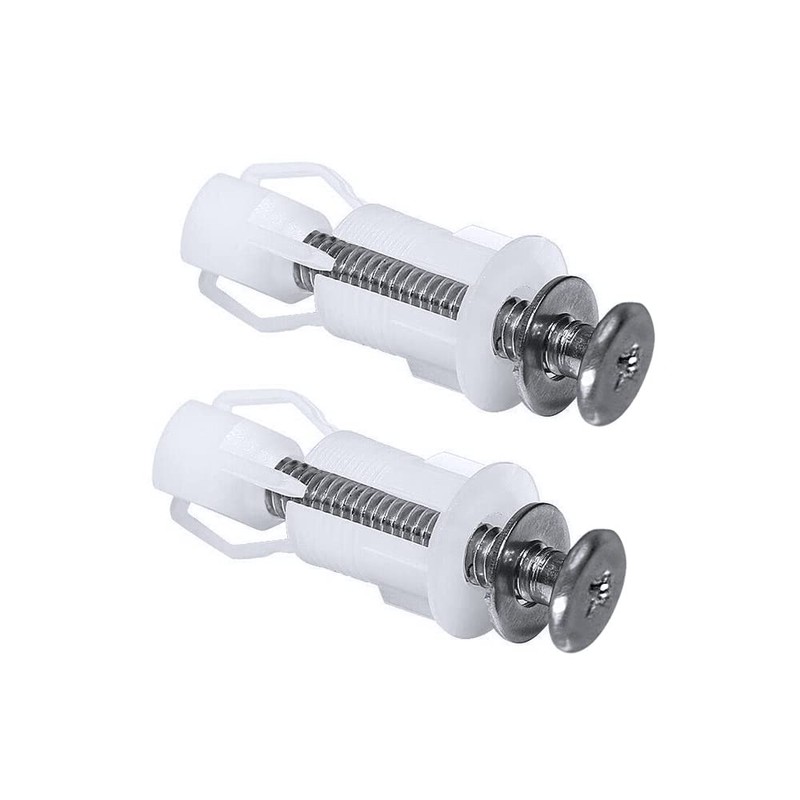 2 piezas de tornillos para asiento de inodoro de fijación