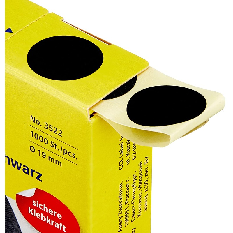 AVERY Zweckform 3522 weft plaster (Ø 19 mm, preprinted) 1